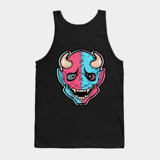 Zombie glitchet Oni Tank Top